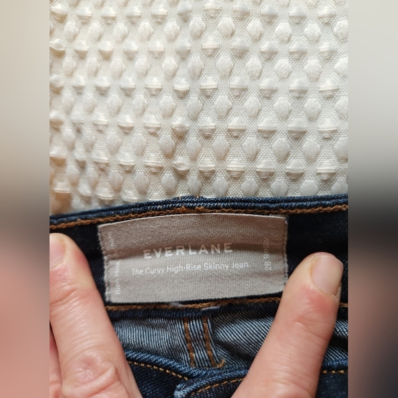 Everlane Women's Curvy High Rise Skinny Jeans Size 28 - Picture 4 of 5